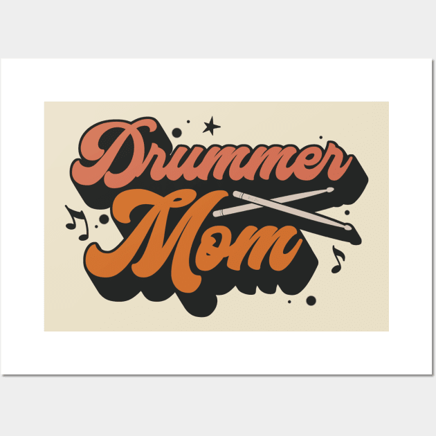 Drummer Mom Wall Art by Issho Ni